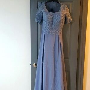 NWT Dusty Blue Formal Gown